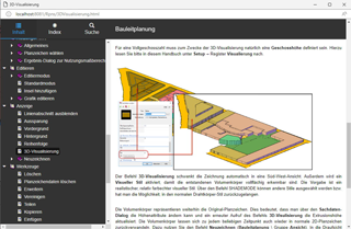 WS LANDCAD 2023 - neue 3D-Visualisierungsoptionen für Planzeichen und neue html-Hilfe