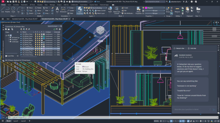 AutoCAD 2026 Benutzeroberfläche